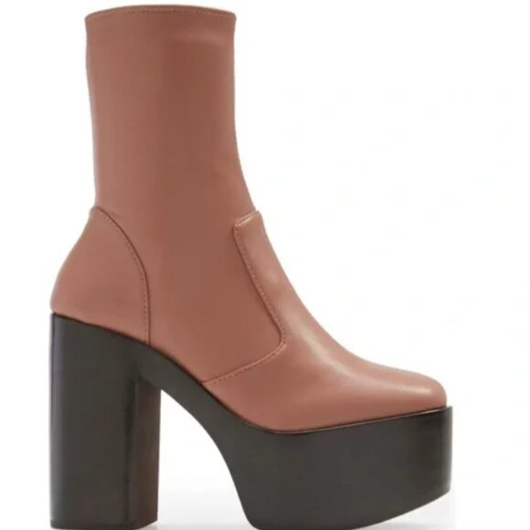 *NEVER WORN!* Jeffrey Campbell MEXIQUE-2 Platform Boots in Blush, 8.5. HAWT! - Picture 12 of 12